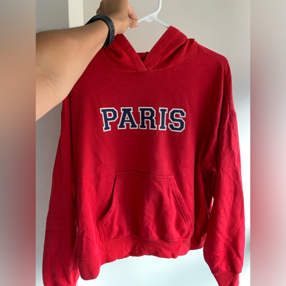 Vintage Red Hoodie